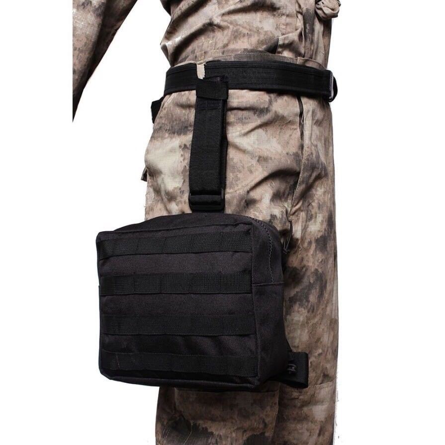 Outdoor Shooting Cycling MOLLE Bag Tactical Pouch Utility Tool Leg Drop