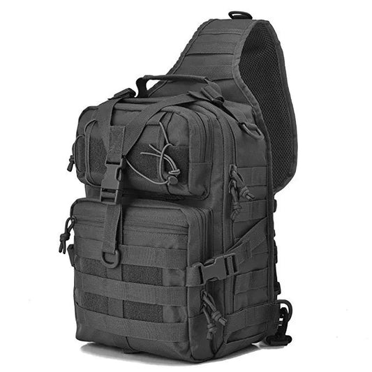 Lever Tactical Sling Bag Pack Military Rover Shoulder Backpack EDC Assault Range Bag, Water-Resistant