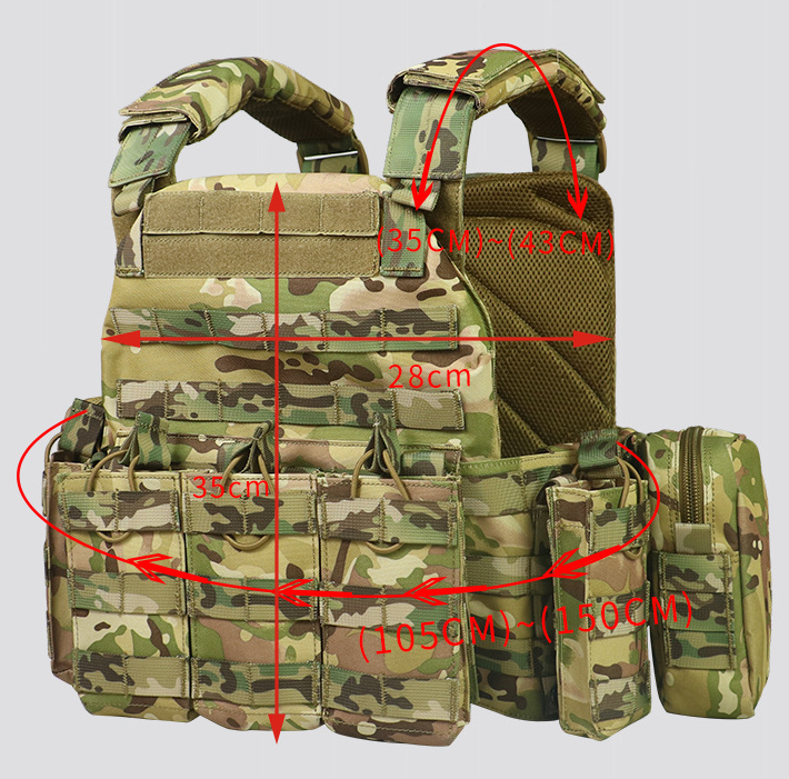 Hunting Tactical  1000D Nylon Molle tactical  fitness vest Plate Carriers