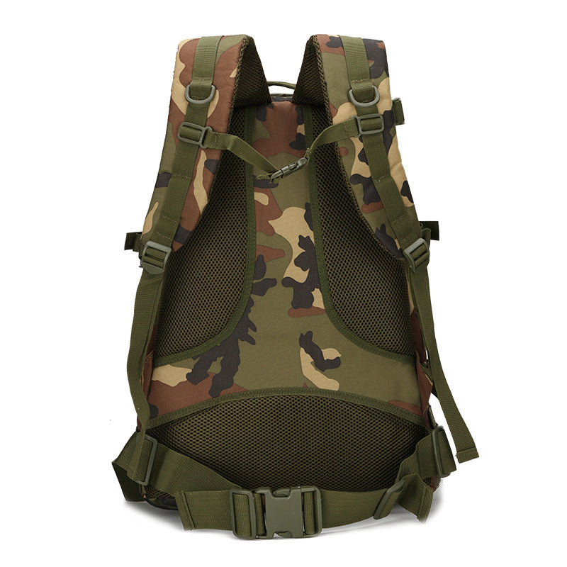 Saco de camuflagem de combate tático Lever Pacote de esportes ao ar livre Caminhada Mochila Molle