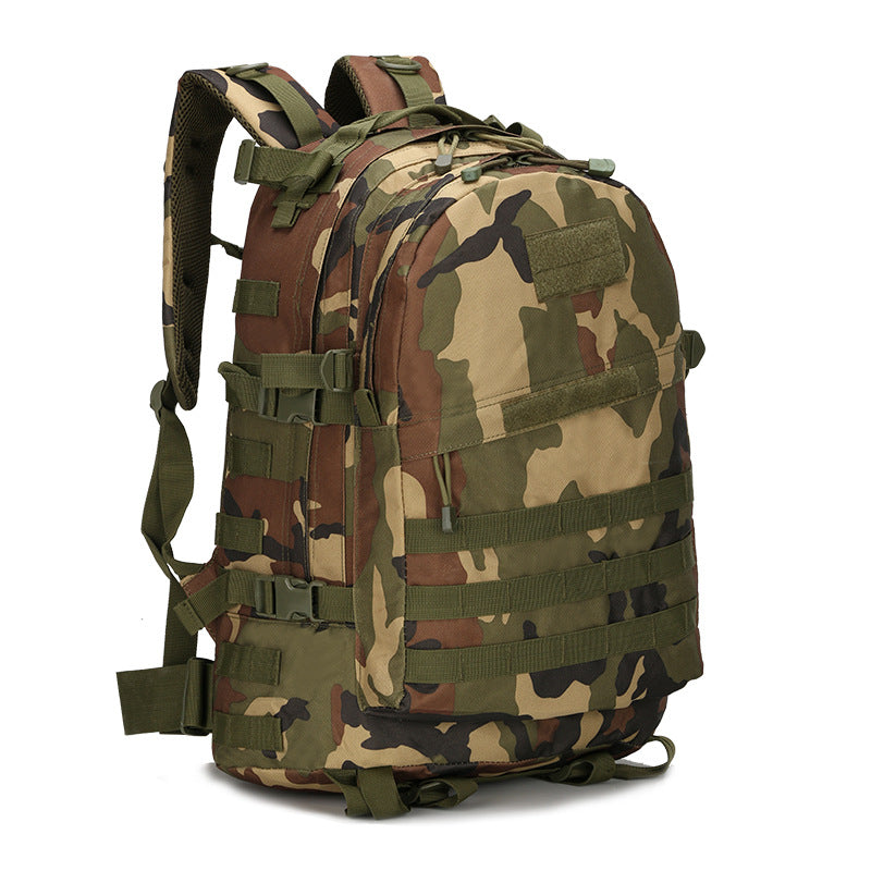 Saco de camuflagem de combate tático Lever Pacote de esportes ao ar livre Caminhada Mochila Molle