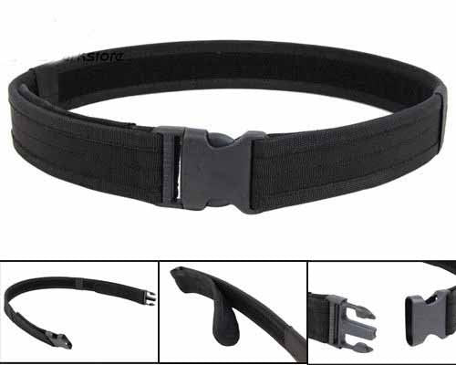 Lever Duty Belt Utility Belt Police Tactical Belt Strong Load Bearing with Quick Release Buckle for Tactical Official EDC