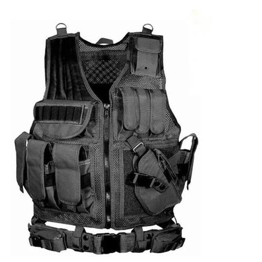 Tactical vest with MOLLE