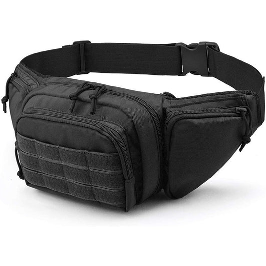 Lever Tactical Fanny Pack Military Waist Bag Utility Hip Pack with Adjustable Strap for Outdoors Fishing Cycling Camping Hiking