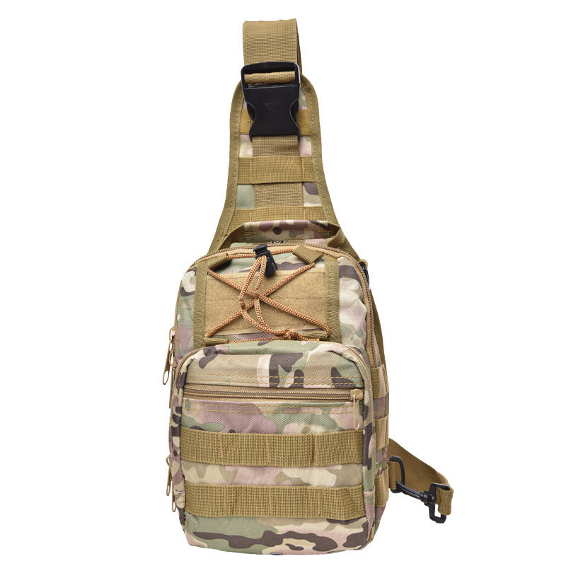 Lever Tactics Sling Chest Bag Molle Shoulder Bag Military Shoulder Bag for Outdoor Activities, Cycling, Hiking, Hunting