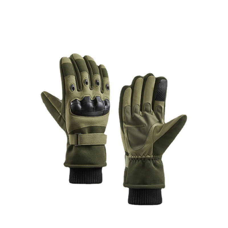 Tactical Military Cycling Winter Warm Full Finger Gloves Anti-Slip Bicycle Gloves Anti Shock