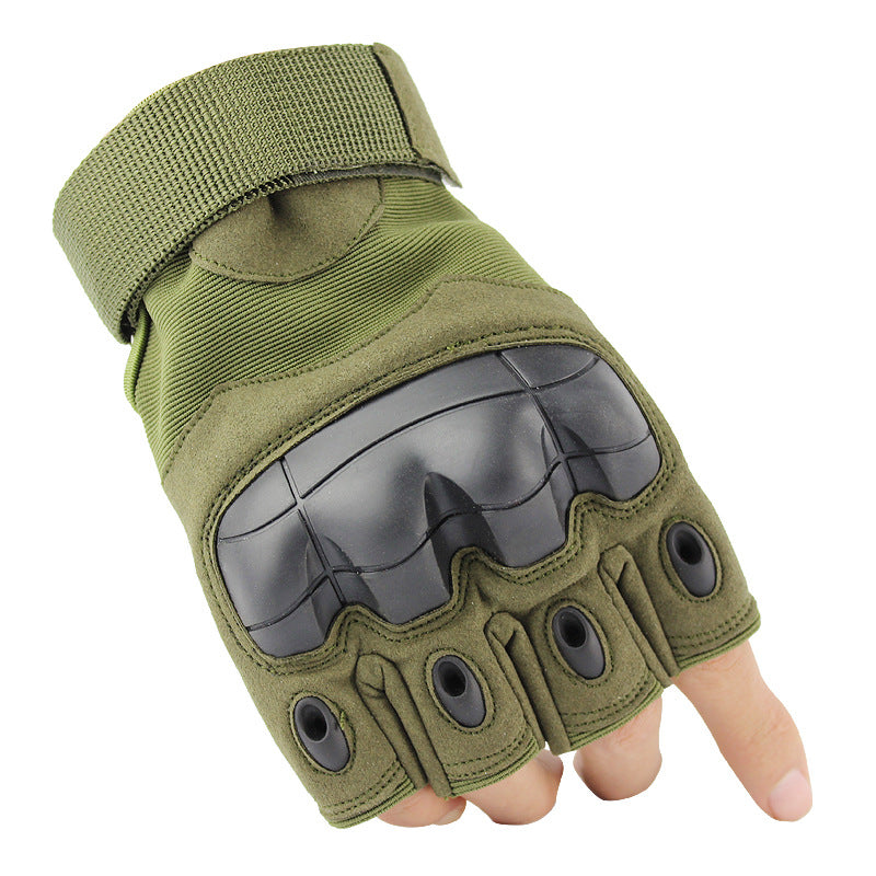 Tactical Military Cycling NYLON Half Finger Gloves Anti-Slip Bicycle Shooting Gloves Anti Shock