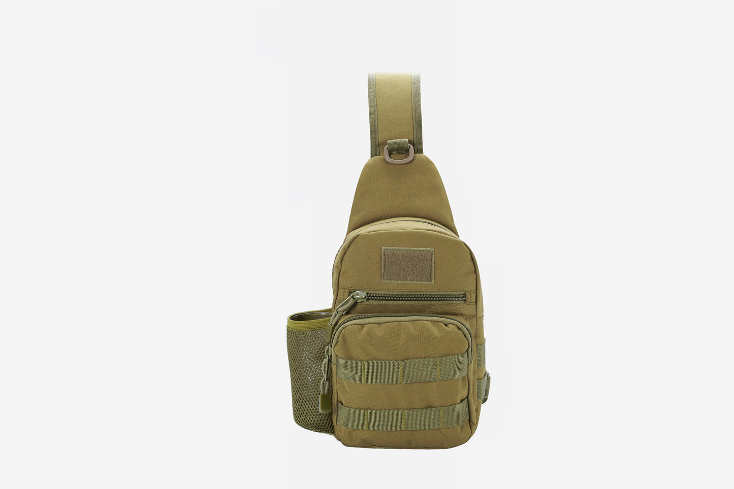 Tactical Military Molle Crossbody Shoulder Sling Pack Backpack with Water Bottle Holder