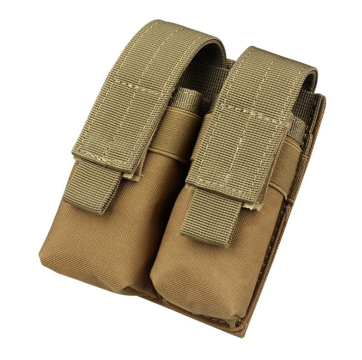 Tactical MOLLE Double Magazine Pouch with MOLLE Strap