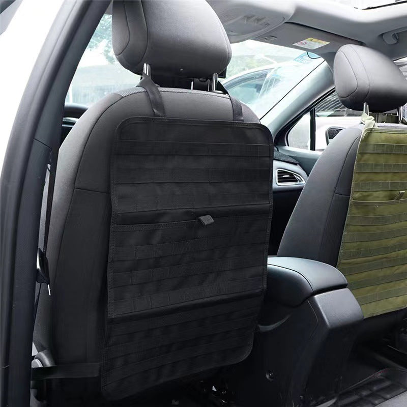 Car Seat Back Removable Organizer, Tactical MOLLE Vehicle Panel Car Seat Cover Protector Universal Fit