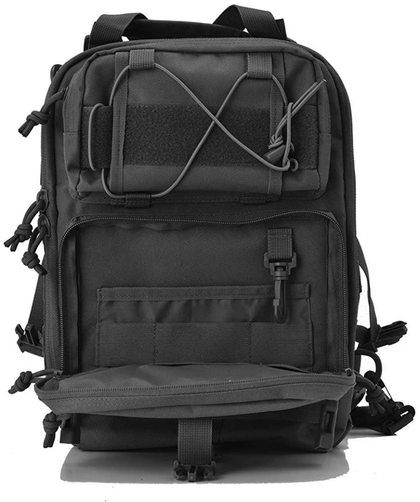 Palanca táctica Sling Bag Pack Military Rover Shoulder Backpack EDC Assault Range Bag, resistente al agua