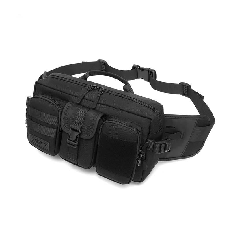 Men's Waist Bag Fashion Outdoor Sports Chest Bags Male Fanny Belt Pack Hip Bum Crossbody Bag Large Molle Pouch