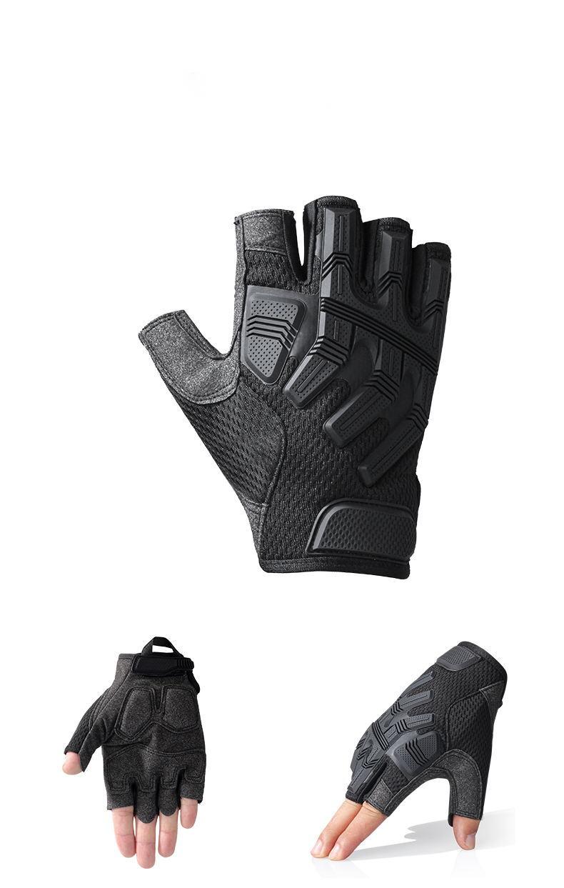 Lever NYLON Tactical Military Hunting Cycling Half-Finger Gloves