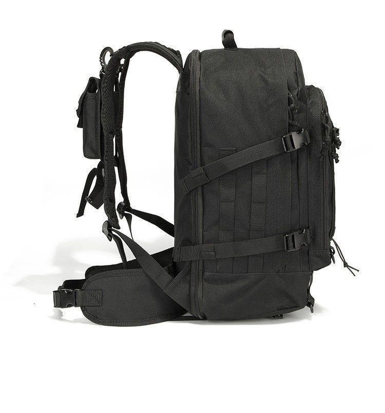 Alavanca de grande capacidade militar tático caminhada mochila expansível 45L