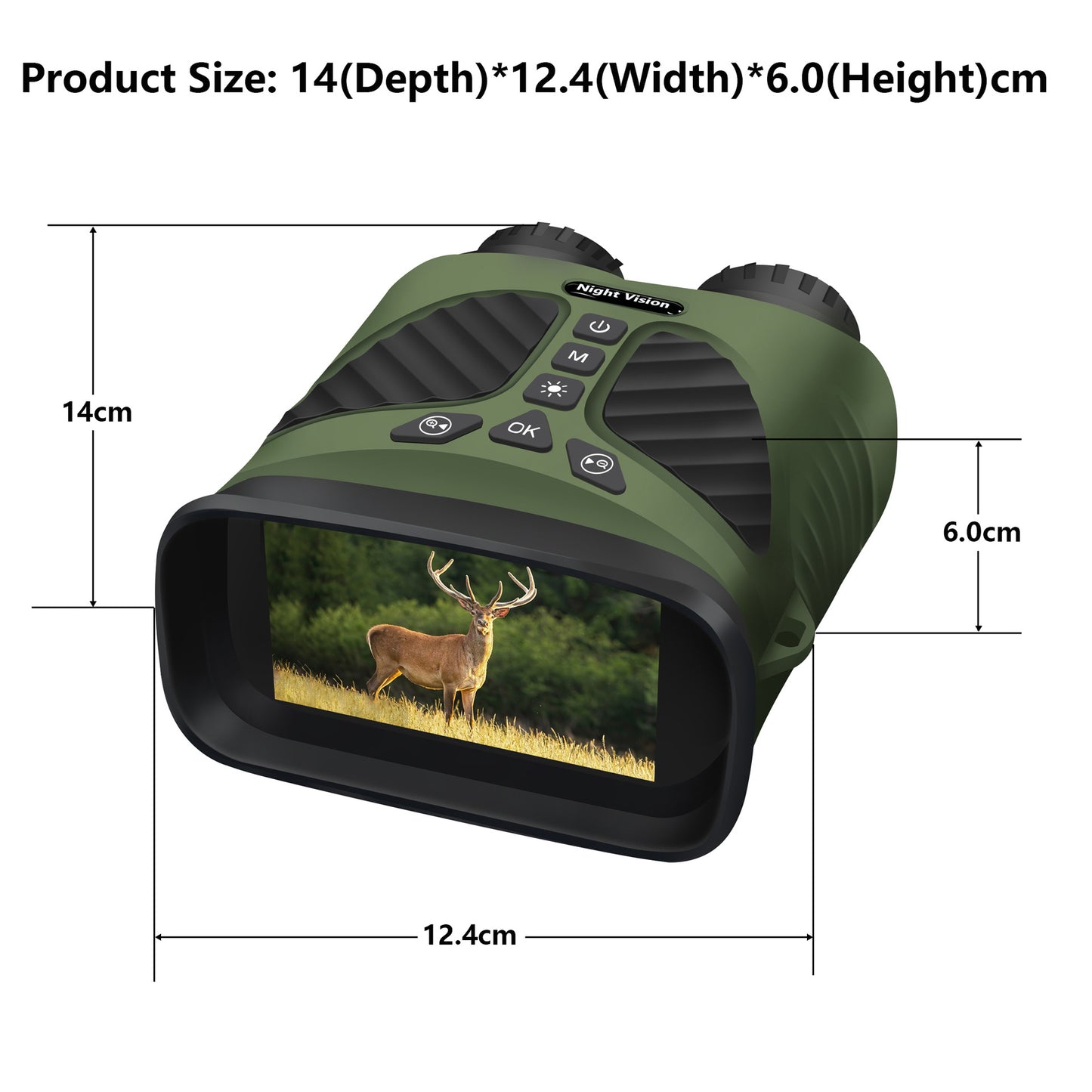 Gafas de visión nocturna para dispositivos digitales de caza