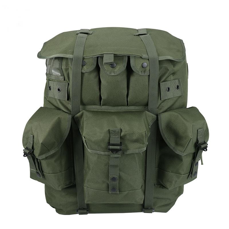 Palanca 50L Mochila militar Alice Pack Mochila de campo de combate de supervivencia del ejército con marco Olive Drab