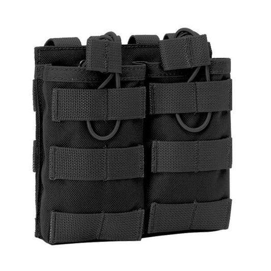 Tactical MOLLE Double Magazine Pouch with MOLLE Strap