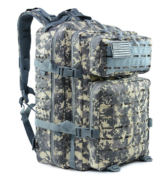 Mochila tática militar Lever 45L para homens acampamento caminhada caminhada mochila diurna