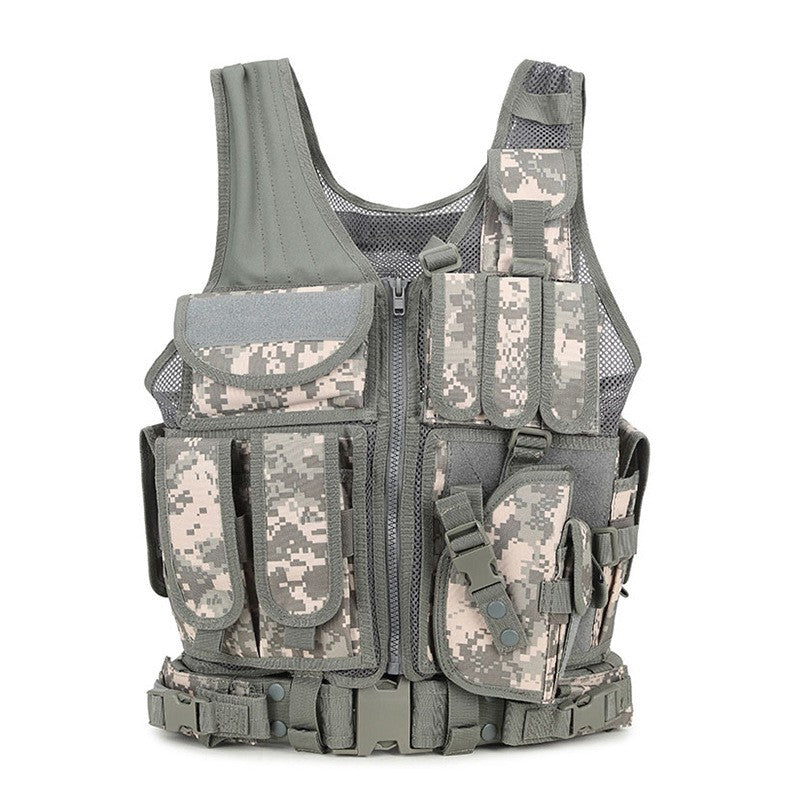 Tactical vest with MOLLE