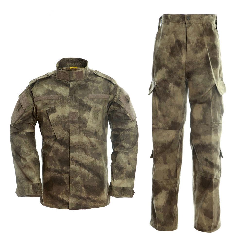 Lever Camouflage Tactical ACU Uniform Combat Battlefield Clothes Men's Airsoft Paintball Hunting Clothing