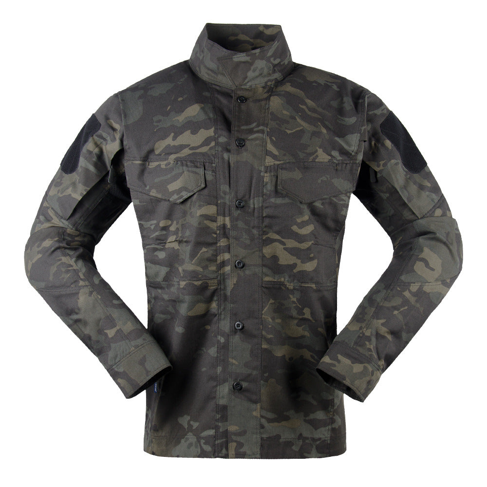 Lever Outdoor Camouflage Army Uniform Tactical Military Uniform Combat Hunting Suit  Training Hiking Long Sleeve Shirt