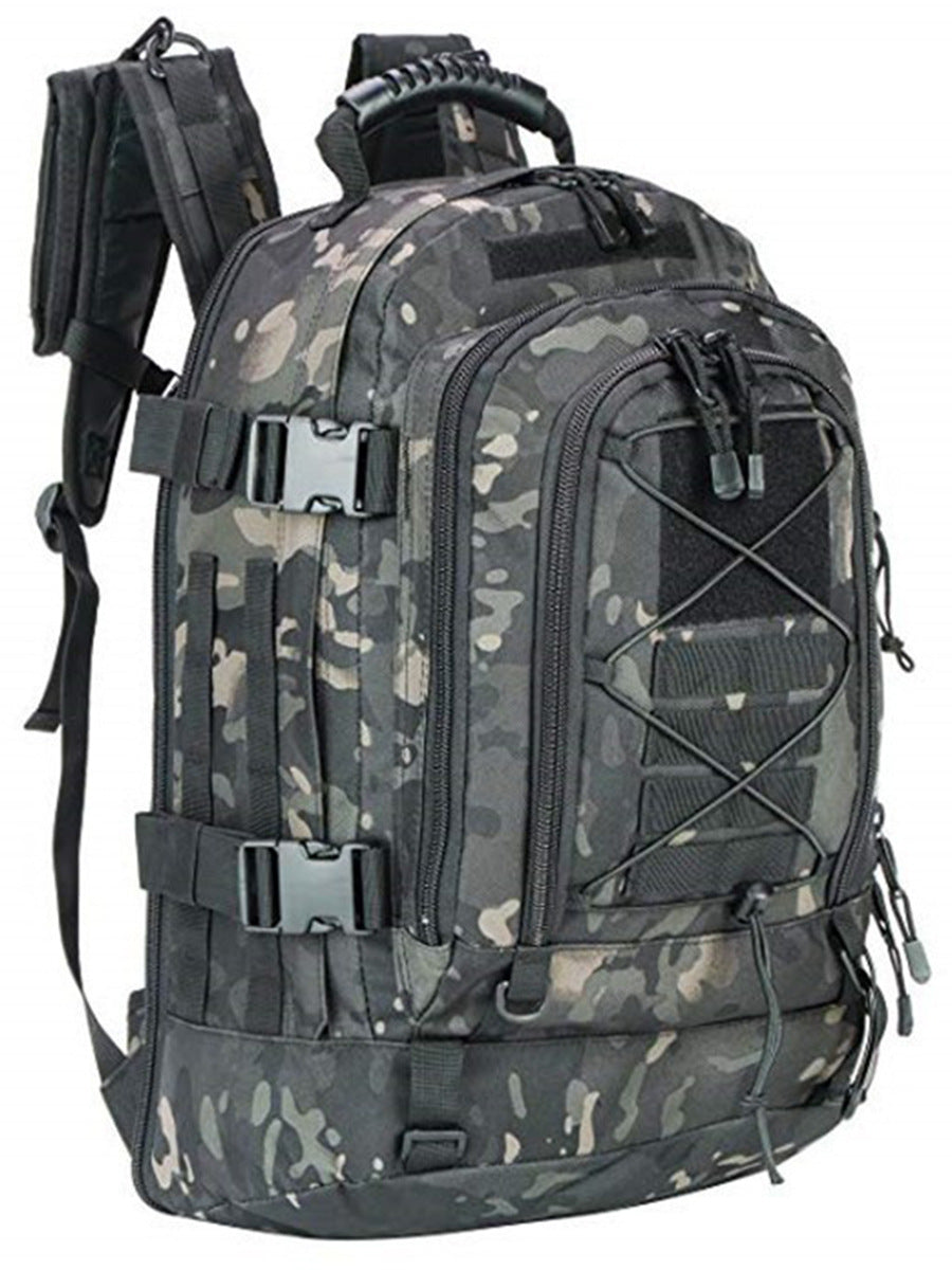 Alavanca de grande capacidade militar tático caminhada mochila expansível 45L