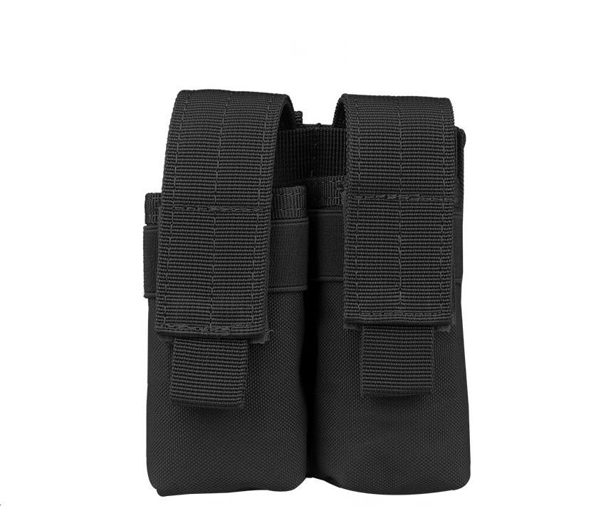 Tactical MOLLE Double Magazine Pouch with MOLLE Strap