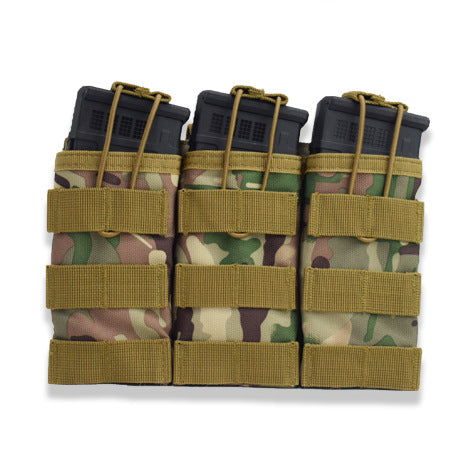 Tactical MOLLE Triple  Magazine Pouch with MOLLE Strap