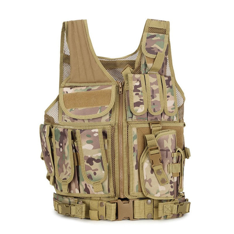 Tactical vest with MOLLE