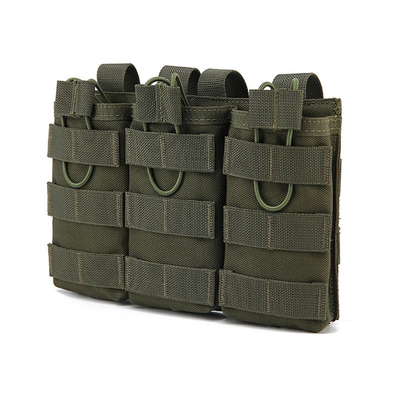 Tactical MOLLE Triple  Magazine Pouch with MOLLE Strap