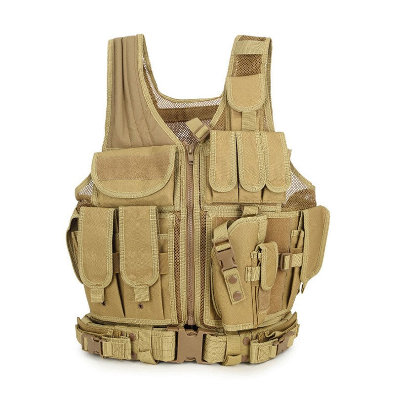 Tactical vest with MOLLE