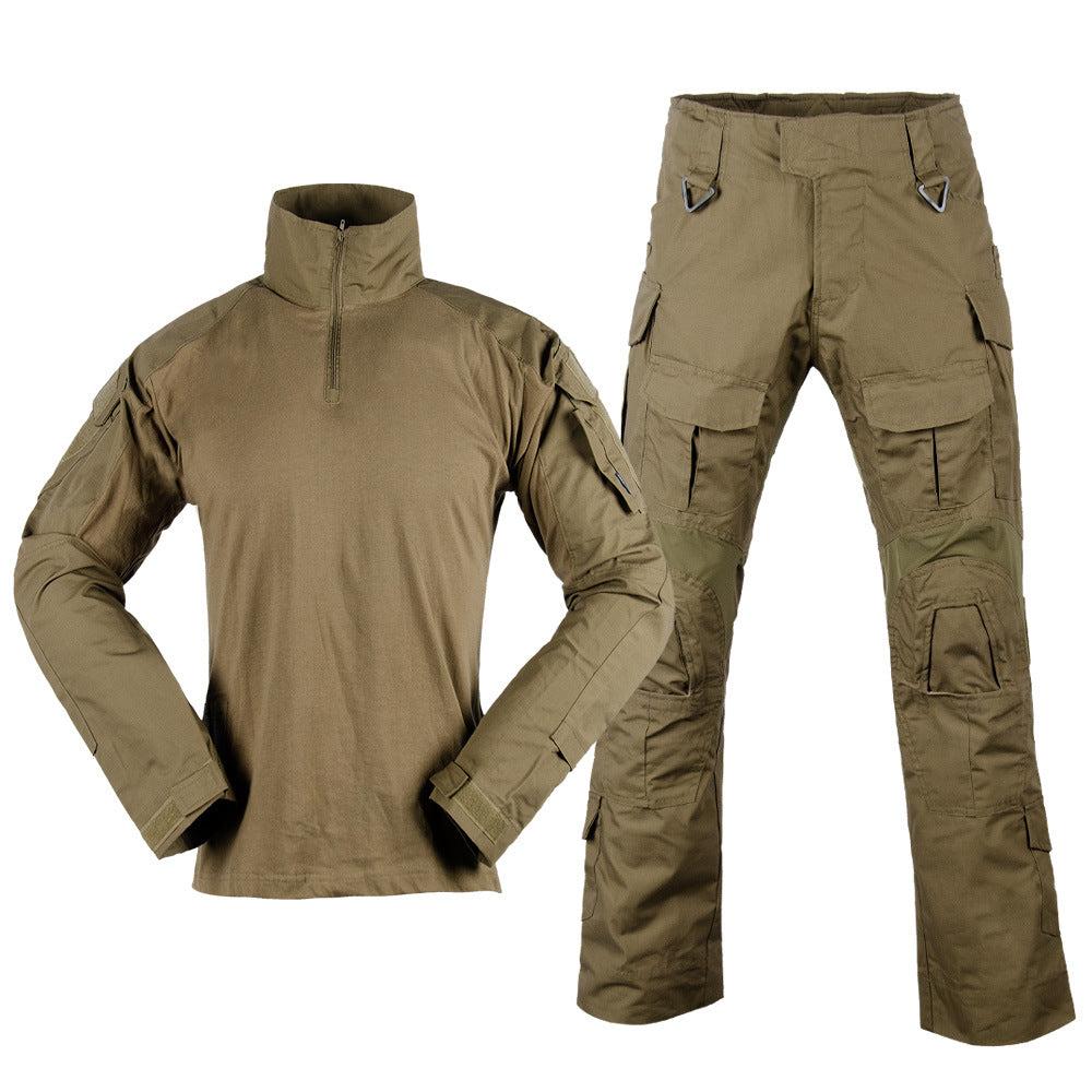 Lever Men G3 Assault Combat Uniform Set Military Multicam Shirt Pants Painball Gear Long Sleeve Airsoft Tactical Suit