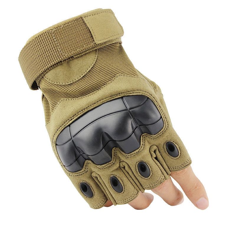 Tactical Military Cycling NYLON Half Finger Gloves Anti-Slip Bicycle Shooting Gloves Anti Shock