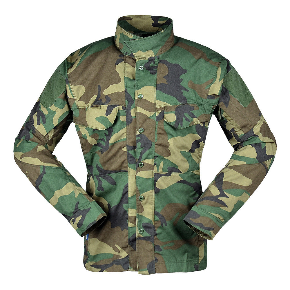 Lever Outdoor Camouflage Army Uniform Tactical Military Uniform Combat Hunting Suit  Training Hiking Long Sleeve Shirt