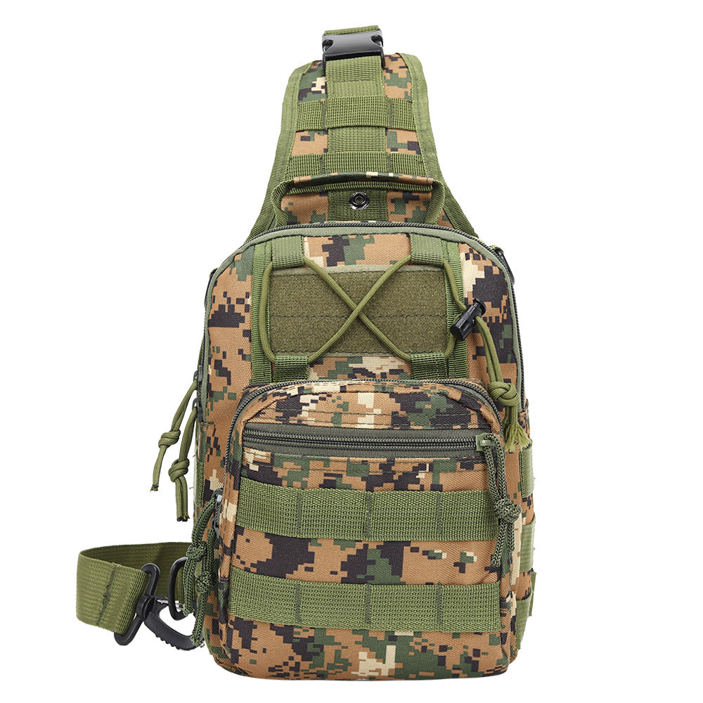 Lever Tactics Sling Chest Bag Molle Shoulder Bag Military Shoulder Bag para actividades al aire libre, ciclismo, senderismo, caza 