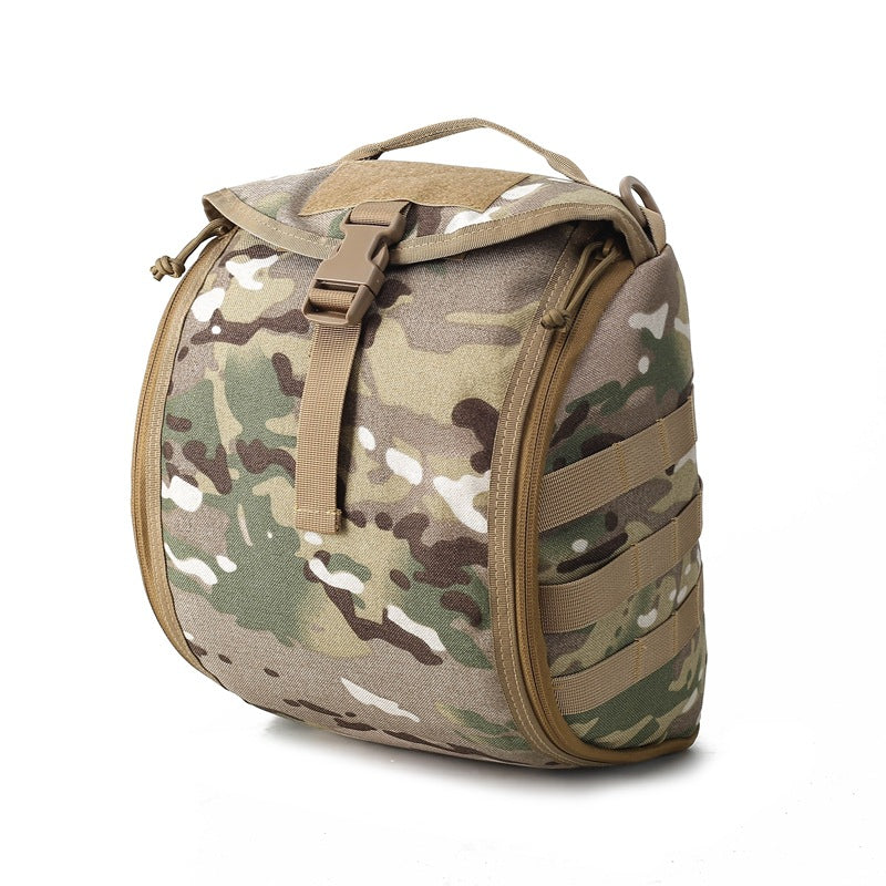 Molle Helmet Bag Pack, Lightweight Padded Storage Bag for Carrying Airsoft Fast Motorcycle MICH FAST Helmet