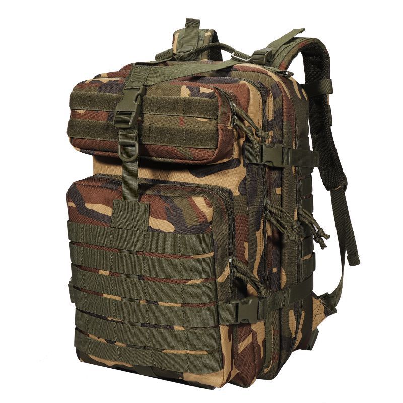 Alavanca Mochila Militar Tática Hunting Assault Pack com Molle 45L 